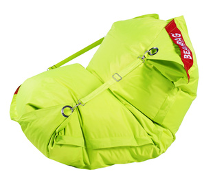 Sedací pytel 189x140 comfort s popruhmi fluo limet