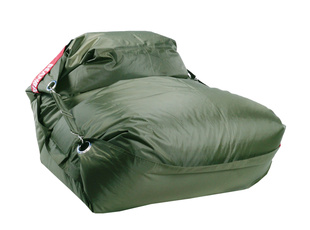 Sedací pytel 189x140 comfort s popruhmi olive