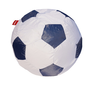 Sedací vak fotbalový míč 90 cm gray